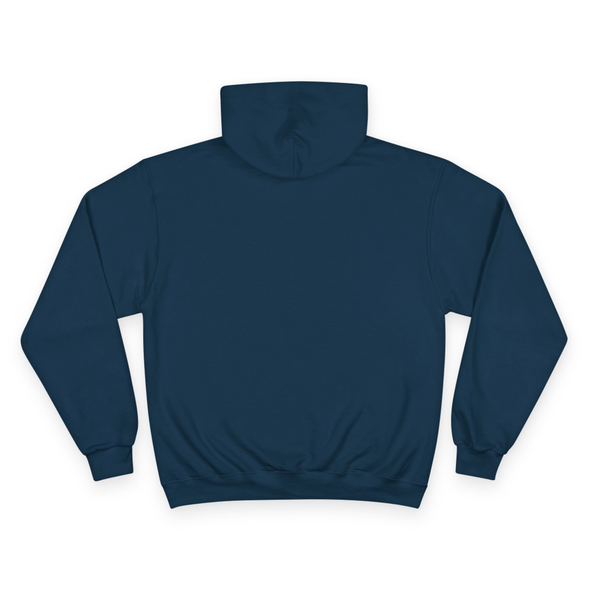 Minimalist White Champion Hoodie — Subtle Script Logo Pullover