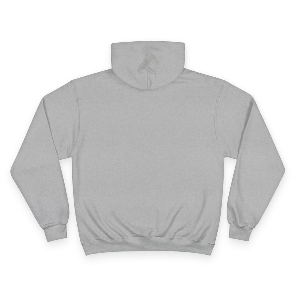Minimalist White Champion Hoodie — Subtle Script Logo Pullover