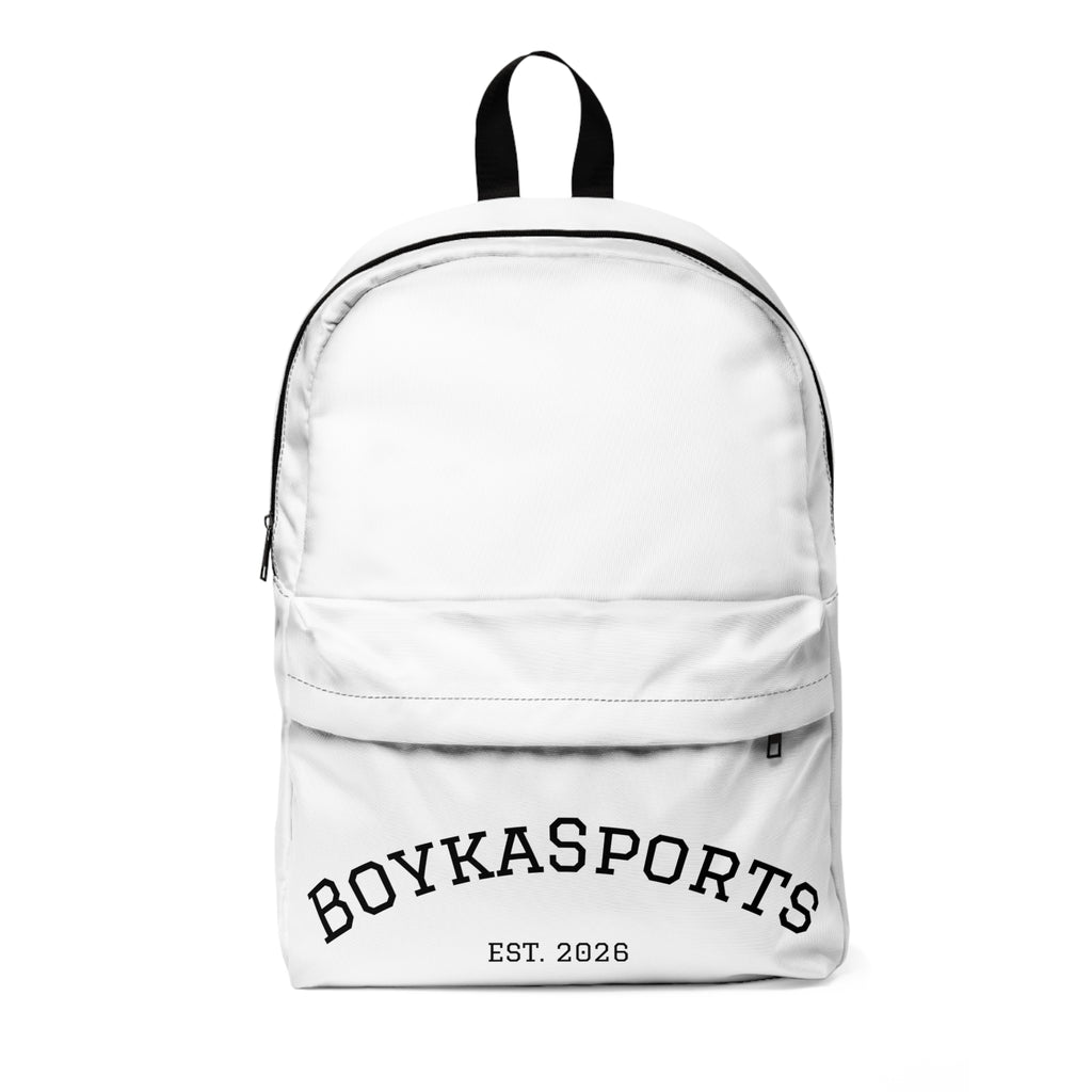 Boyksports Backpack - Vintage Athletic 'BOYKSPORTS EST. 2026' School & Gym Pack