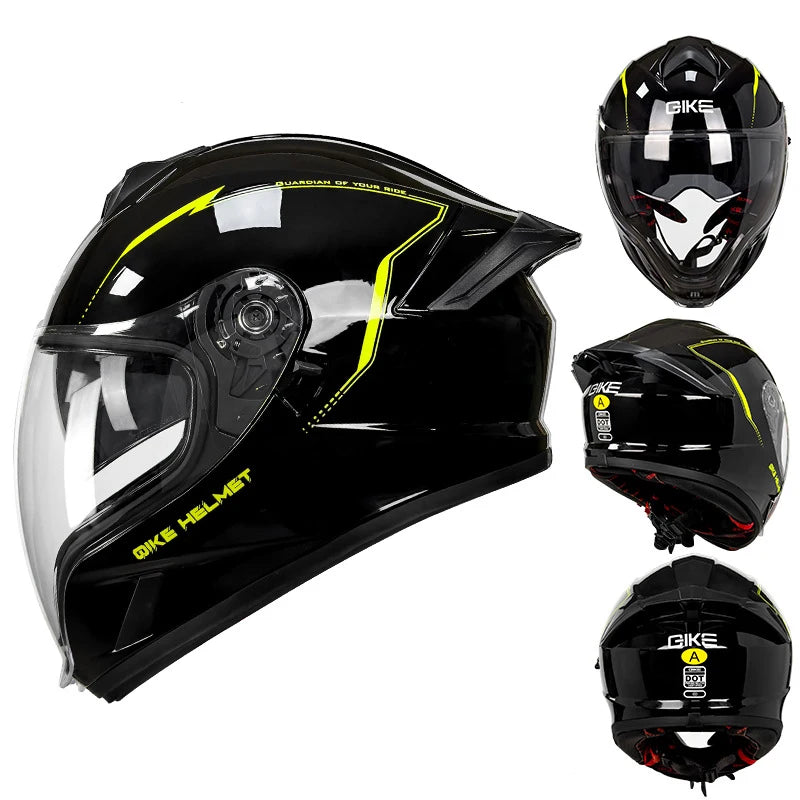 DOT Approved Full Face Motorcycle Helmet for Men And Women Downhill Racing Motorbike Riding Casco Capacete De Moto Kask