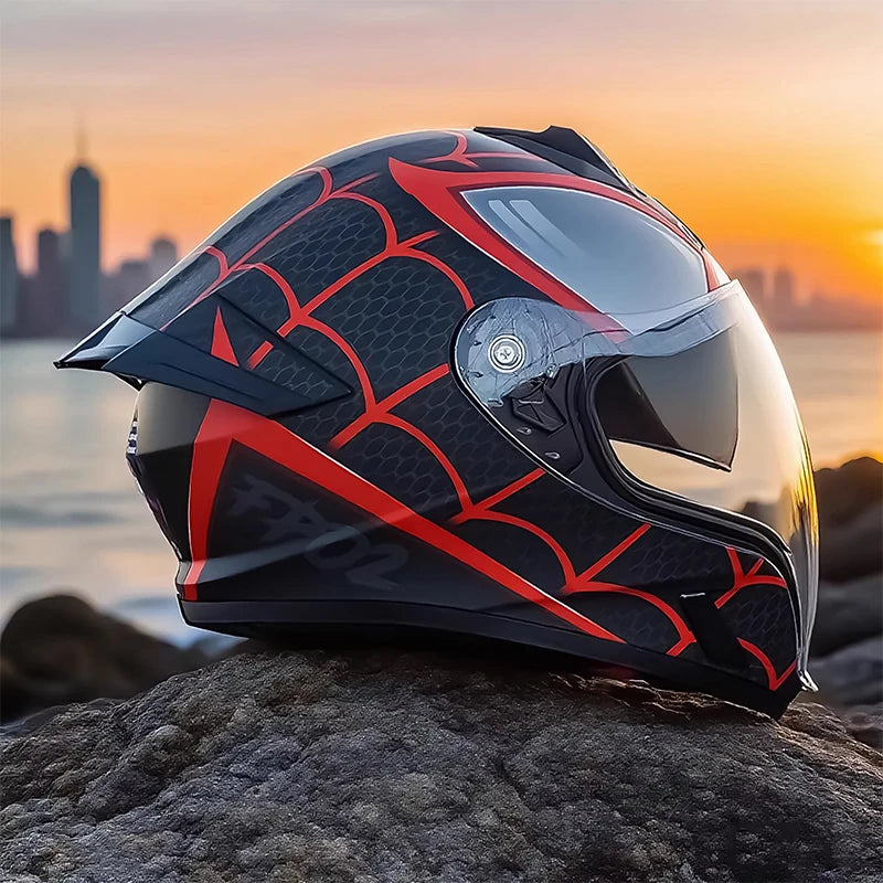 DOT Approved Full Face Motorcycle Helmet for Men And Women Downhill Racing Motorbike Riding Casco Capacete De Moto Kask