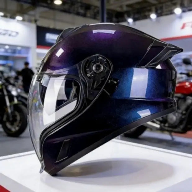 Qike DOT 3C ECE Opklapbare Modulaire Motorhelm Integraalhelm Lang Vizier Sportmotor Scooter Voor Heren Casco Moto Beschermende Uitrusting