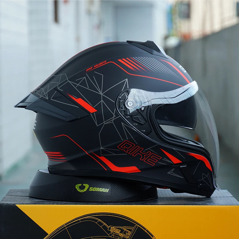 DOT Approved Helmets Crash Motorbike Protective Gear Men Women Flip Up Double Lens Modular Motorcycle Helmet Jet Helmet