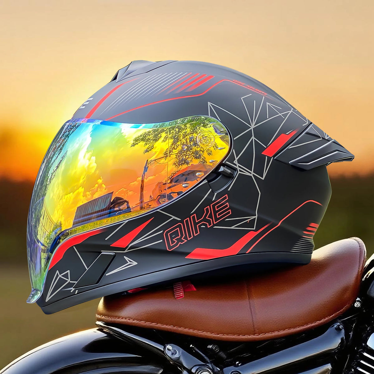 Motorcycle Helmet Colored lenses High Quality Dual Lens Modular Flipped Helmet Full Face Neutral Motorcycle Travel Helmet