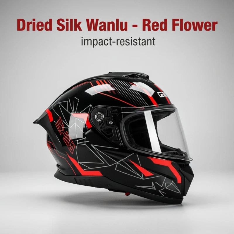 GIKE Retro Motorcycle Helmet for Men and Women - Retro Full Face Helmet, Riding Gear for All-Terrain Cruisers and Scooters