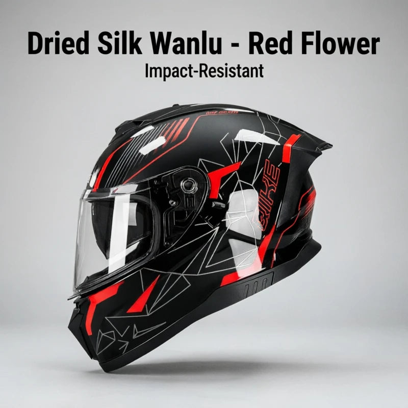 GIKE Retro Motorcycle Helmet for Men and Women - Retro Full Face Helmet, Riding Gear for All-Terrain Cruisers and Scooters