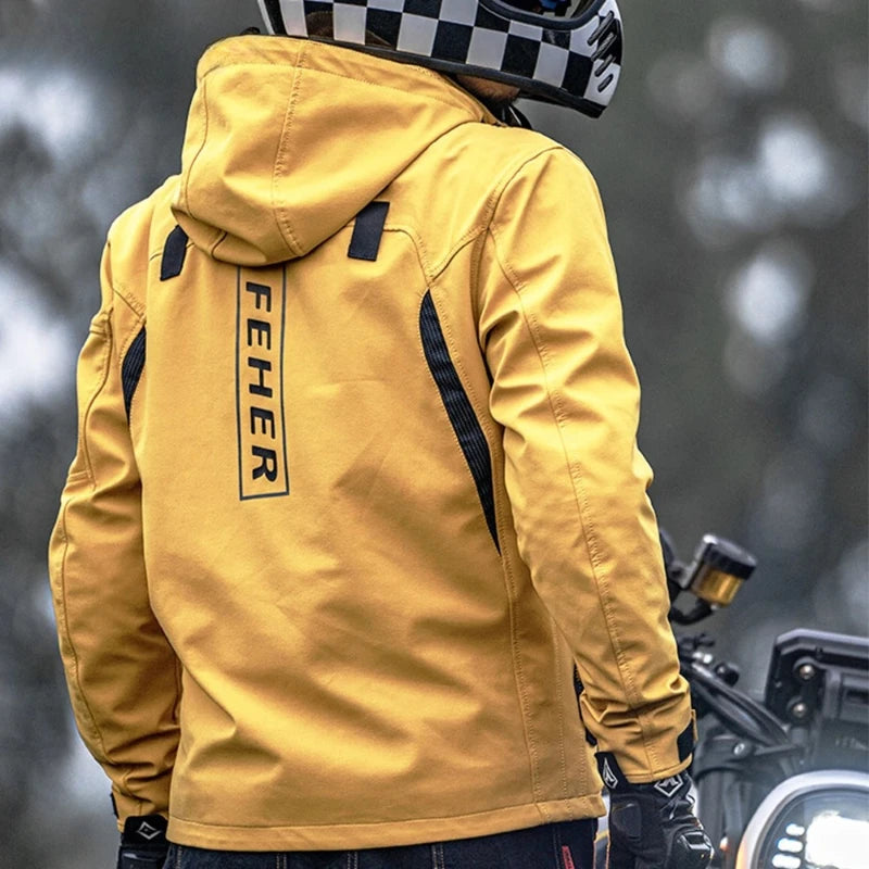 Waterdichte Koudebestendige Unisex Motorjas Praktische Motocross Rijderskleding met CE-Bescherming, Volledige Maatserie S-7XL