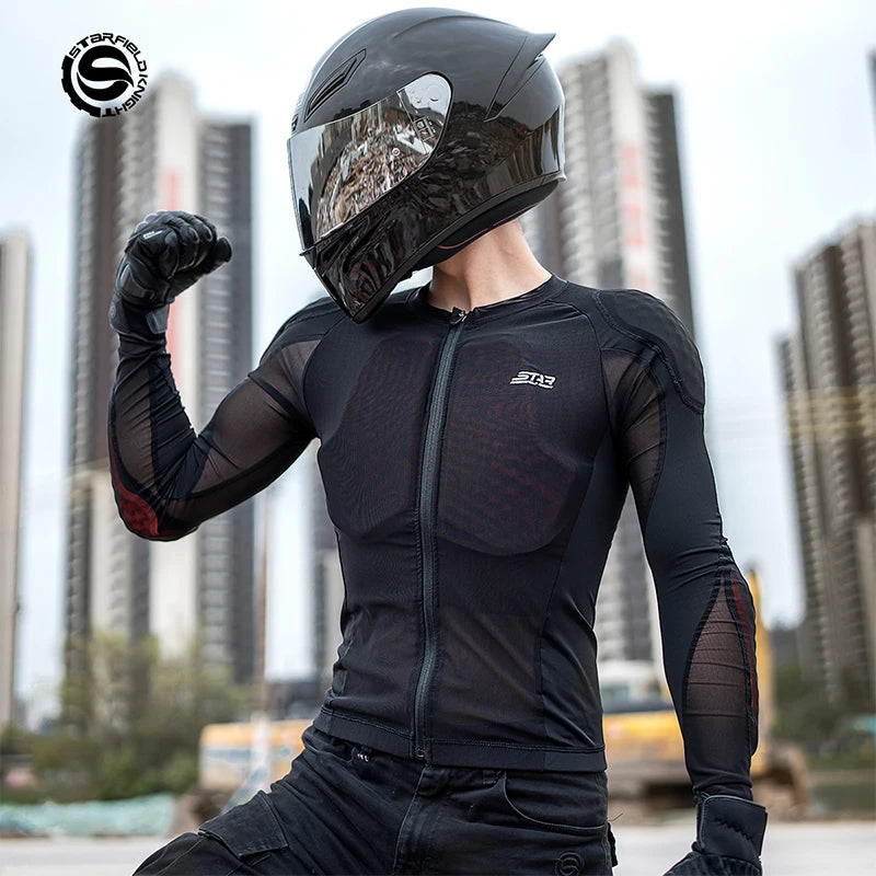 Zomer Motorjas Volledige Lichaamsbescherming Jas Voor Motorracen Lichtgewicht Zachte Motorcrosskleding Motorjack