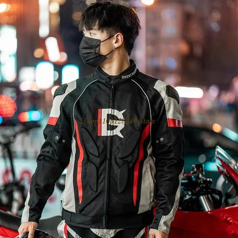 Motorcycle for Jacket Motorbike Riding for Jacket Windproof Motorcycle Full Body Protective Gear Armor Mesh for Jacket M