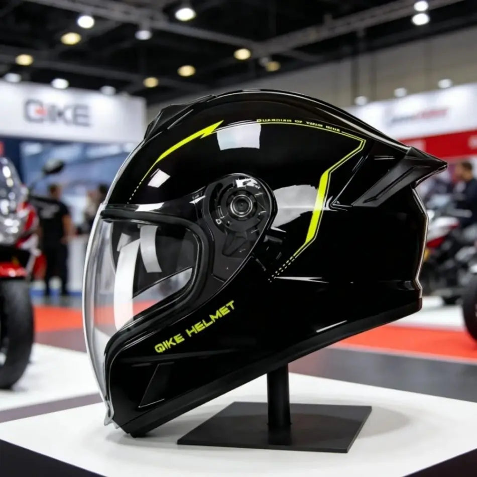 Qike DOT 3C ECE Opklapbare Modulaire Motorhelm Integraalhelm Lang Vizier Sportmotor Scooter Voor Heren Casco Moto Beschermende Uitrusting