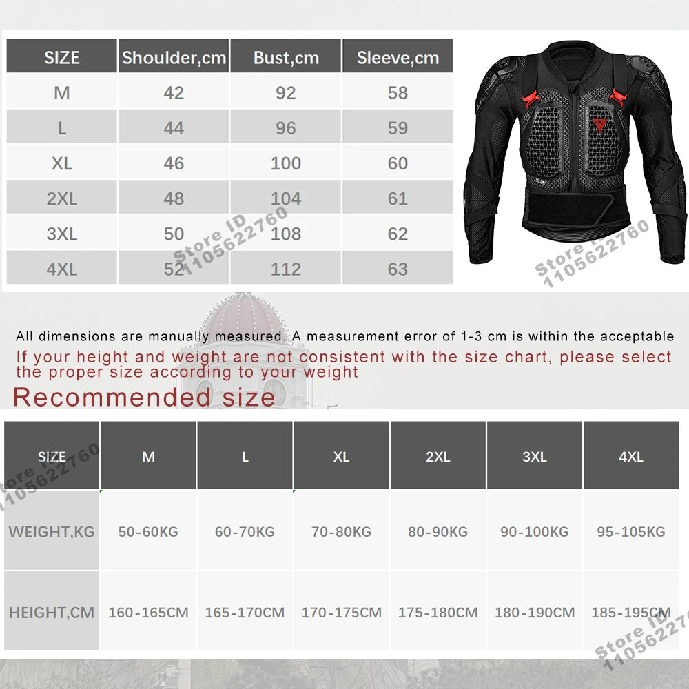 Motorfietsjack Lichaamsbescherming voor motorbescherming Ademend Slijtvast Stootvast Moto Turtle Rijjack Broek