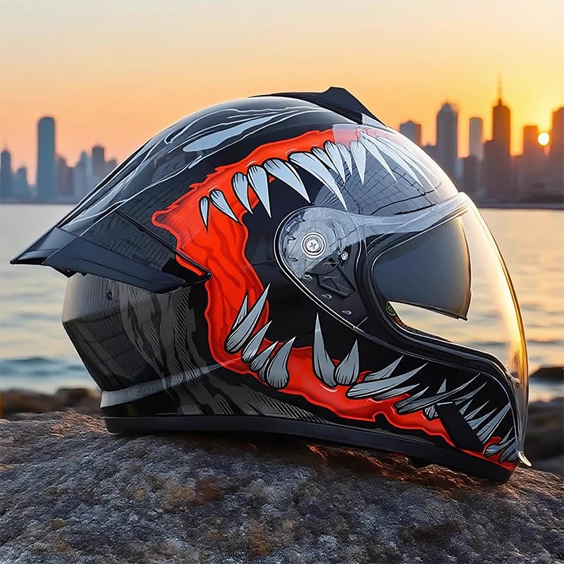 DOT Goedgekeurde Integraal Motorhelm voor Mannen en Vrouwen Downhill Racen Motorrijden Casco Capacete De Moto Kask