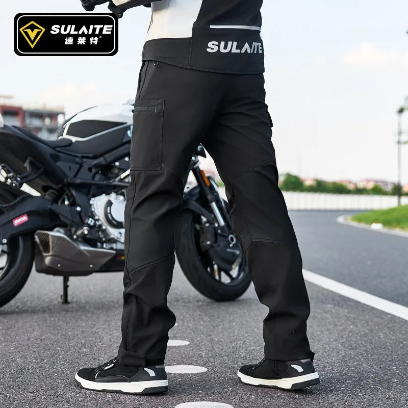 New Winter Motorcycle Riding Pants Warm Windproof and Fall-proof Trousers Long-distance Motorcycle Riding Pants Rainproof Pants
