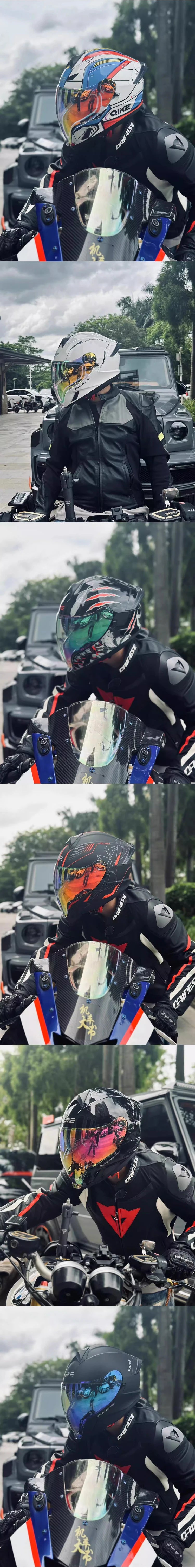 DOT-goedgekeurde helmen Crash Motorfiets beschermende uitrusting Mannen Vrouwen Flip-up Dubbele lens Modulaire motorhelm Jethelm