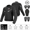 Motorcycle Riding Jacket for Men with CE Armored Protective Gear Cycling Biker Jacket Summer Breathable Soft Lining