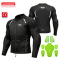 Herenjack Ademend Motorjack Anti-val Motorrijjas Ingebouwde Beschermende Uitrusting Motocrosskleding M-3XL