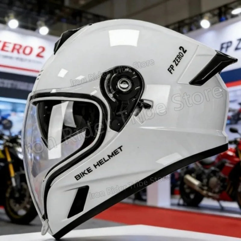 Qike DOT 3C ECE Flip Up Modular Motorcycle Helmet Full Face Long Visor Sport Bike Scooter For Men Casco Moto Protective Gear