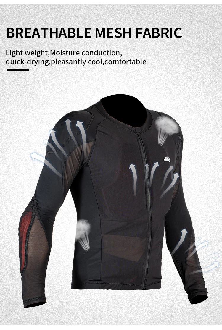 Summer Motorcycle Jackets Full Body Armor Protection Jacket For Motorbike Racing Lightweight Soft Motocross Clothing Moto Jacket