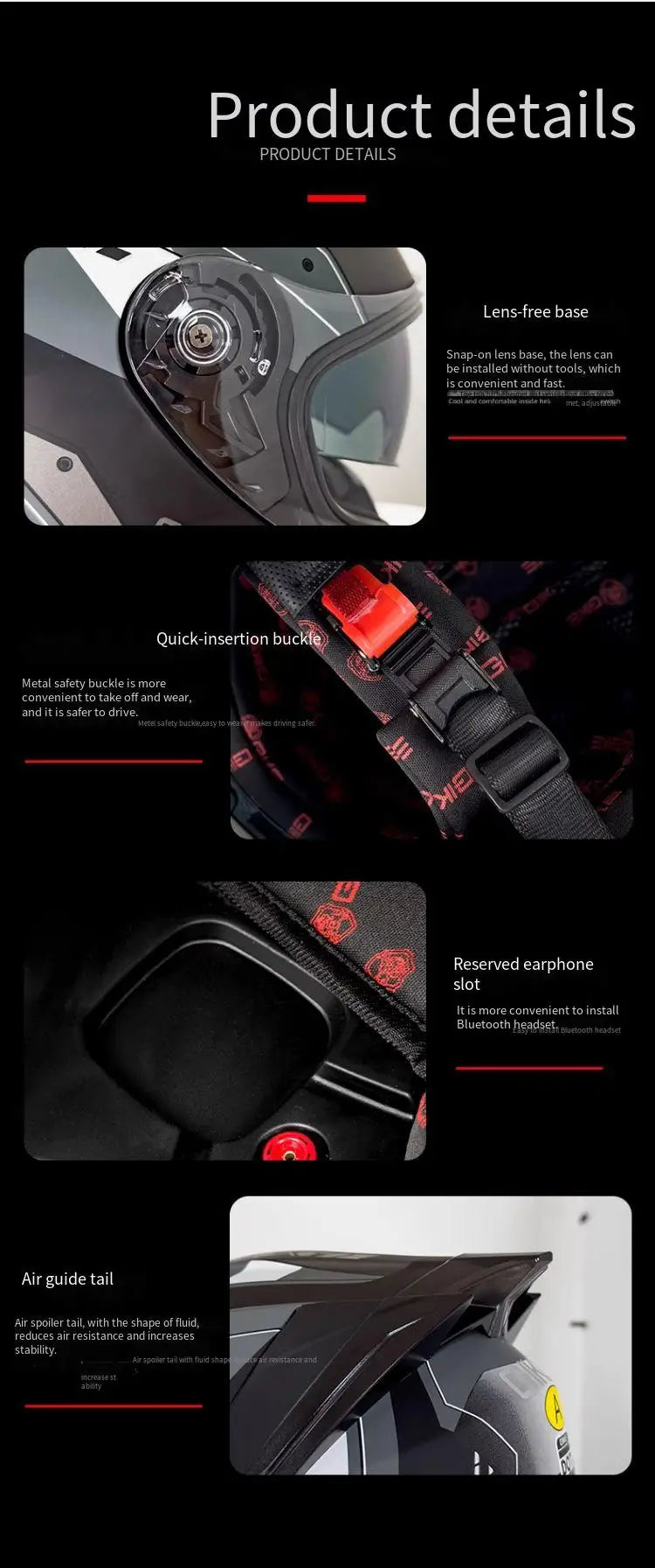DOT-goedgekeurde helmen Crash Motorfiets beschermende uitrusting Mannen Vrouwen Flip-up Dubbele lens Modulaire motorhelm Jethelm