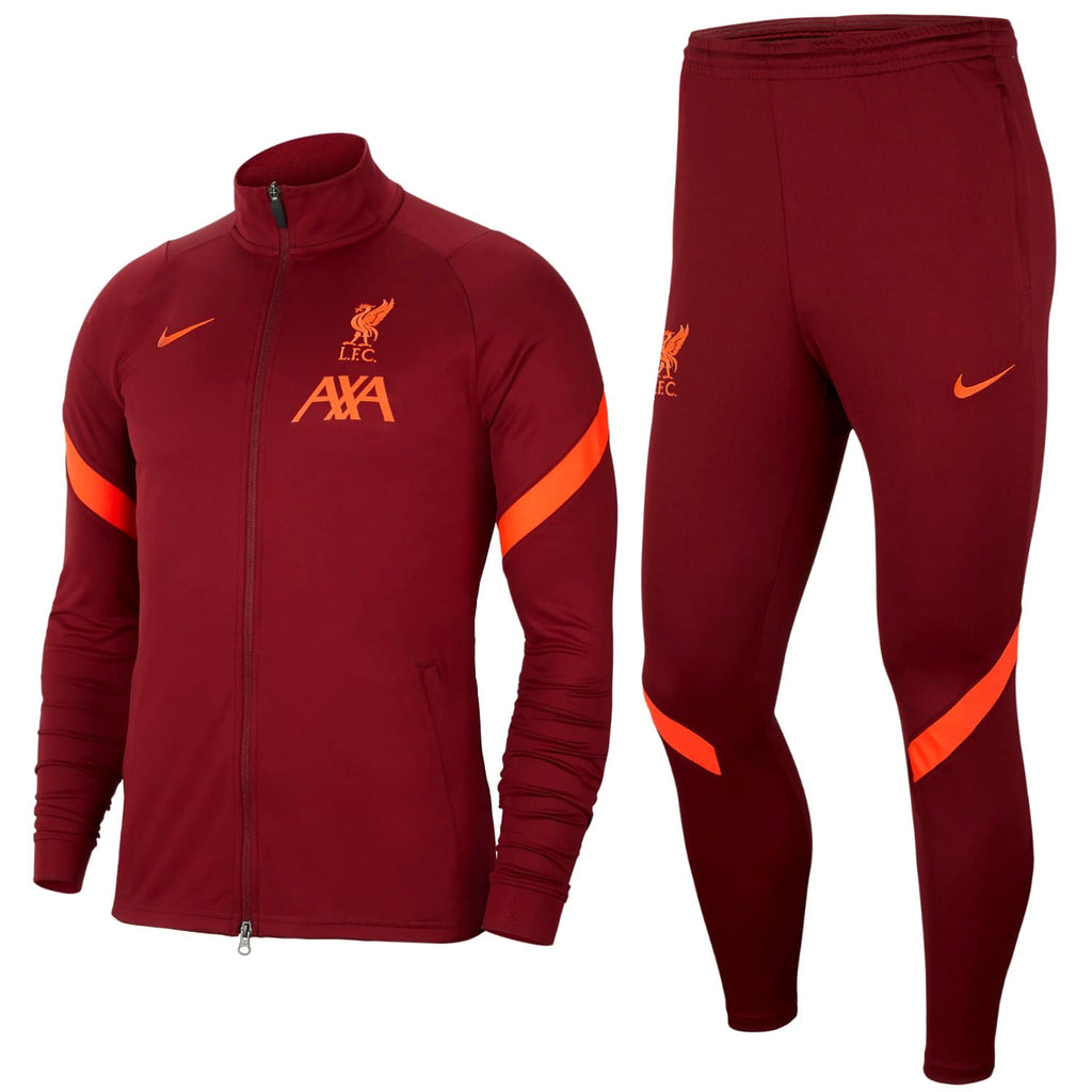 Liverpool FC rood trainingspresentatie voetbal trainingspak 2021/22 - Nike